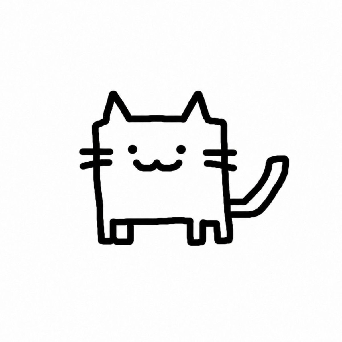 Stickcat doodle posted by @AriovaT