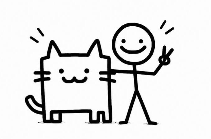 Stickcat image posted by @theultidragon